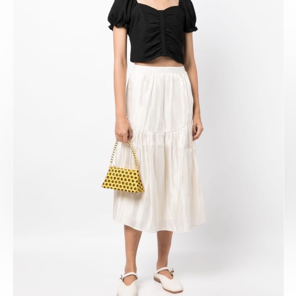 Tout a coup white skirt size S NWT in bag - Picture 8 of 11